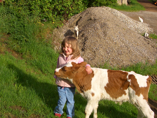Steckenbhlof Finnja und eines unserer Klbchen